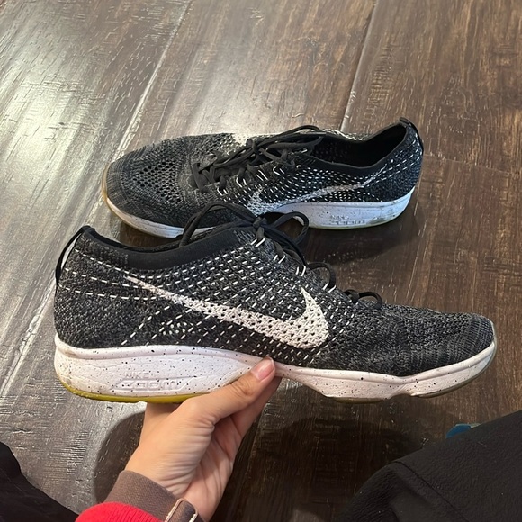 Nike Shoes - Nike Flyknit Zoom Agility black run shoes size 10.5